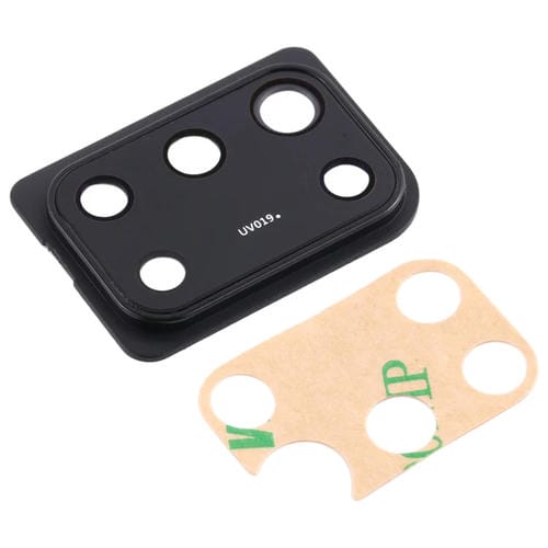 Copertura dell'obiettivo della fotocamera Samsung Galaxy A31 (10 pezzi) (Nero)