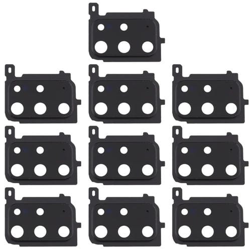 Tampa da Lente da Câmara Samsung Galaxy S20+ (10 Peças) (Preto)