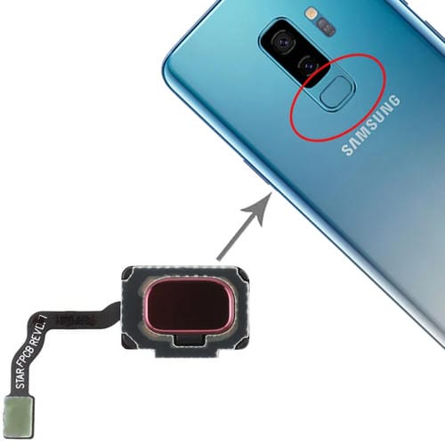 Cavo Flex Sensore di Impronte Digitali Samsung Galaxy S9/S9+ (Rosso)