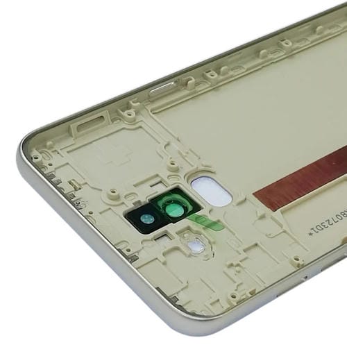 Rückseite Samsung Galaxy J8 mit Seitentasten und Kamerlinse (Gold)
