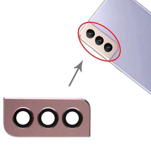 Cubierta de Lente de Cámara Samsung Galaxy S21+ 5G (Rosa)