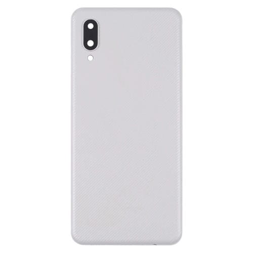 Tapa Trasera de Batería Samsung Galaxy A02 con Lente de Cámara (Blanco)