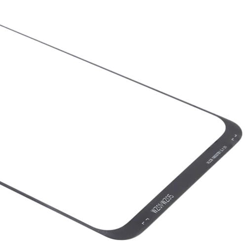 Verre extérieur de lentille Samsung Galaxy A50/A30/M30/A4S écran frontal (noir) (10 pièces)