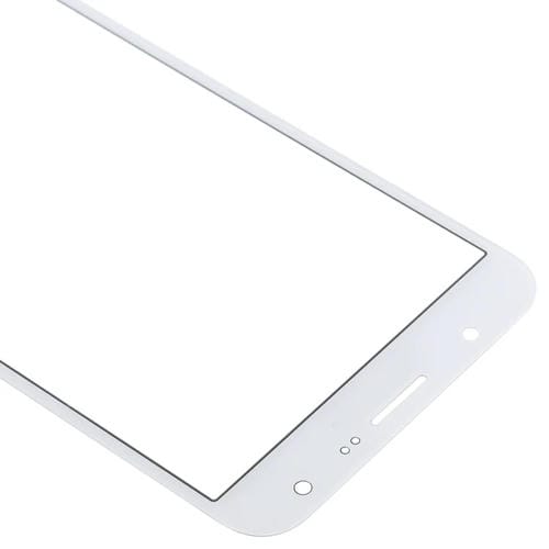 Glasaußenbildschirmobjektiv Samsung Galaxy J7 Weiß (10 Stück)