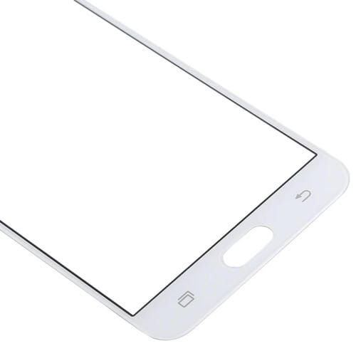 Verre Lentilles Extérieur Écran Samsung Galaxy J7 Prime On7 (Blanc)