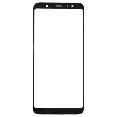 Obiettivo in vetro Schermo frontale Samsung Galaxy A6+ A605 (10 pezzi) (Nero)