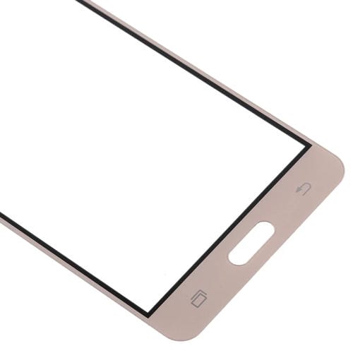 Lente de Vidro Exterior Ecrã Samsung Galaxy J3 Pro/J3110 (Ouro) - (10 Peças)