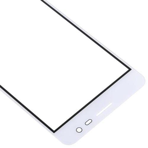 Objectif en verre Écran extérieur Samsung Galaxy J3 Pro/J3110 (Blanc) - (Pack de 10)