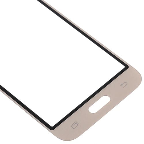 Verre Lentille Écran Avant Samsung Galaxy J1 J120 - (Or) - Pack de (10 Pièces)