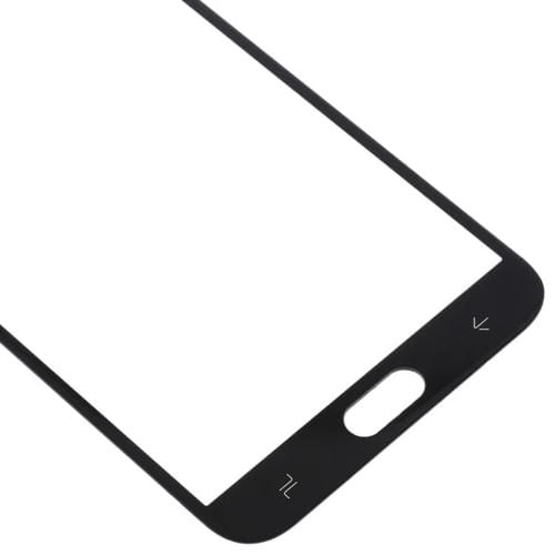 Objectif en verre Écran extérieur avant Samsung Galaxy J4 (10 pièces) (Noir)