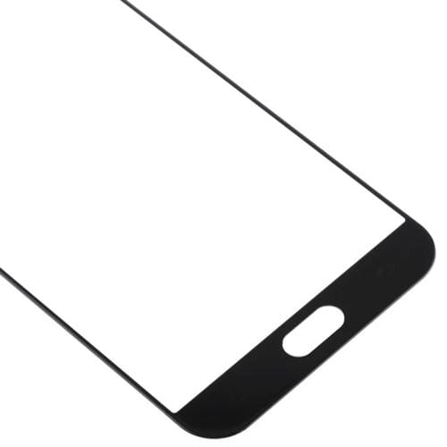 Glaslinse Frontbildschirm Samsung Galaxy A8/A810, (10 Stück) (Schwarz)