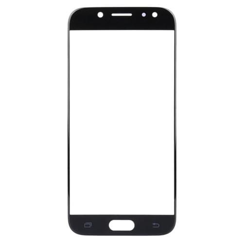 Lente de Vidro Ecrã Frontal Samsung Galaxy J7 J730 (10 Peças) (Preto)
