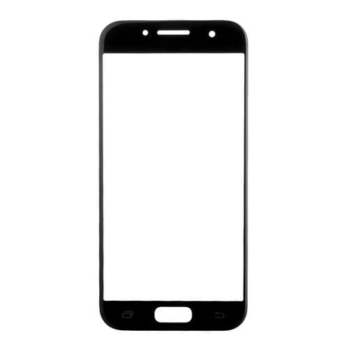 Obiettivo in vetro esterno Samsung Galaxy A5 A520 Schermo frontale (10 pezzi) (Nero)