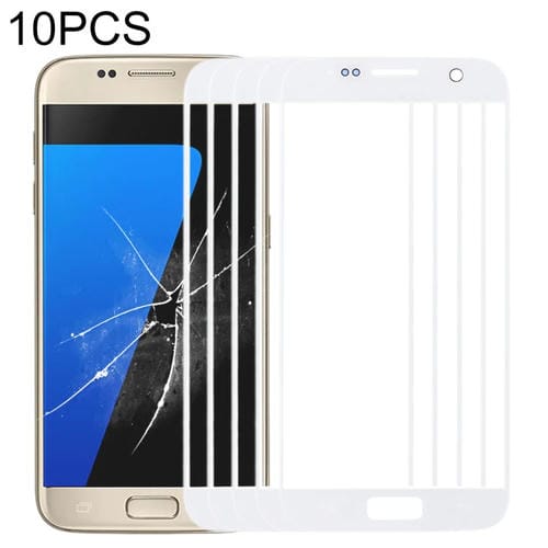 Écran avant Lentille en verre Samsung Galaxy S7 G930 (Blanc) - Extérieur 10pcs