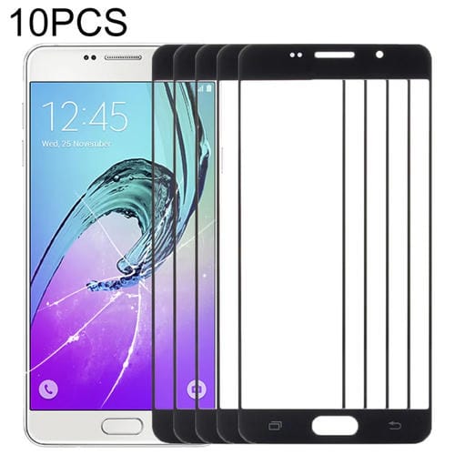 Obiettivo in vetro Schermo Samsung Galaxy A5 A510 (Nero) - Pacco di (10 pezzi)
