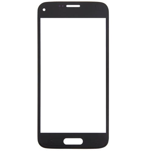 Pantalla Frontal Exterior de Vidrio Samsung Galaxy S5 Mini (Negro) 10pcs