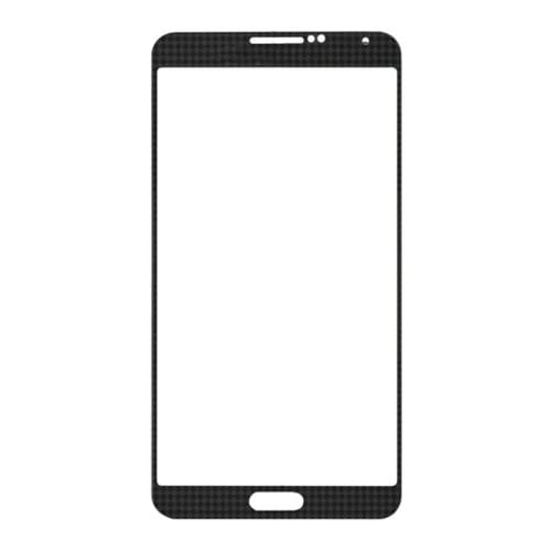 Ecrã Frontal Samsung Galaxy Note 3/N9000 Lente de Vidro Exterior (Preto) - Pack (10 Peças)