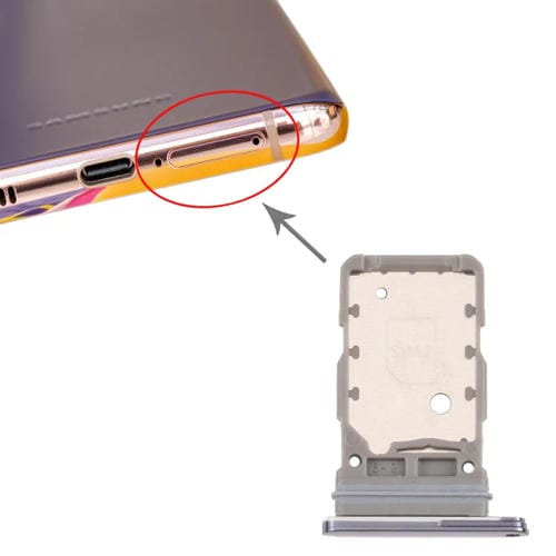 Tabuleiro Cartão SIM Samsung Galaxy S21/S21+/S21 Ultra (Azul)