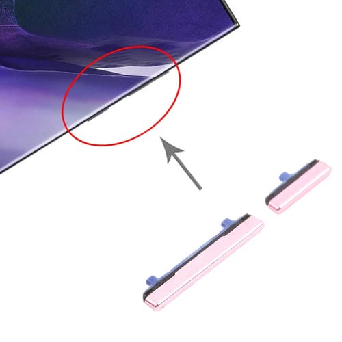 Pulsante di accensione e volume Samsung Galaxy Note 20 Ultra (Rosa) da Componenti