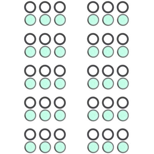 Lente de Câmara Traseira Samsung Galaxy S21 5G (SM-G991) - Pacote de (10 Peças)