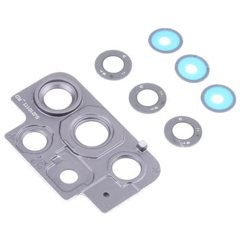 Couvercle de lentille d'appareil photo Samsung Galaxy A52 SM-A525 (10 pièces) (Noir)