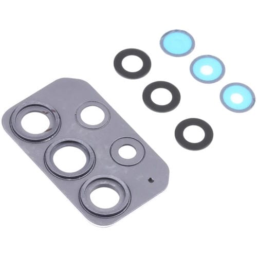 Kameraglasabdeckung Samsung Galaxy A72 SM-A725 (10 Stück) (Schwarz)