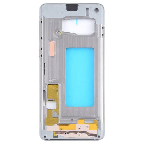 Marco Medio Bisel Placa Samsung Galaxy S10 (Argento)