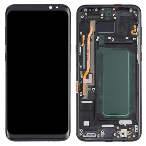 Schermo LCD OLED Samsung Galaxy S8+ SM-G955 con Cornice (Nero)