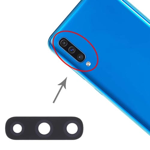 Rear Camera Lens Samsung Galaxy A50 - Pack of (10 Pieces)