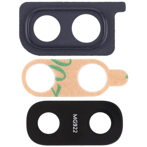 Tampa da Lente da Câmara Samsung Galaxy A20 (10 Peças) (Preto)