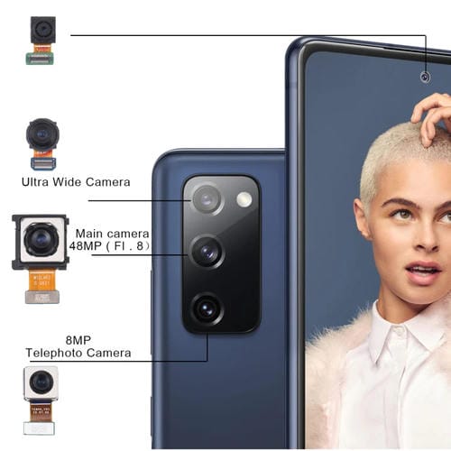 Ensemble de caméra Samsung Galaxy S20 FE SM-G780 (Téléobjectif + Grand Angle + Principal + Avant)