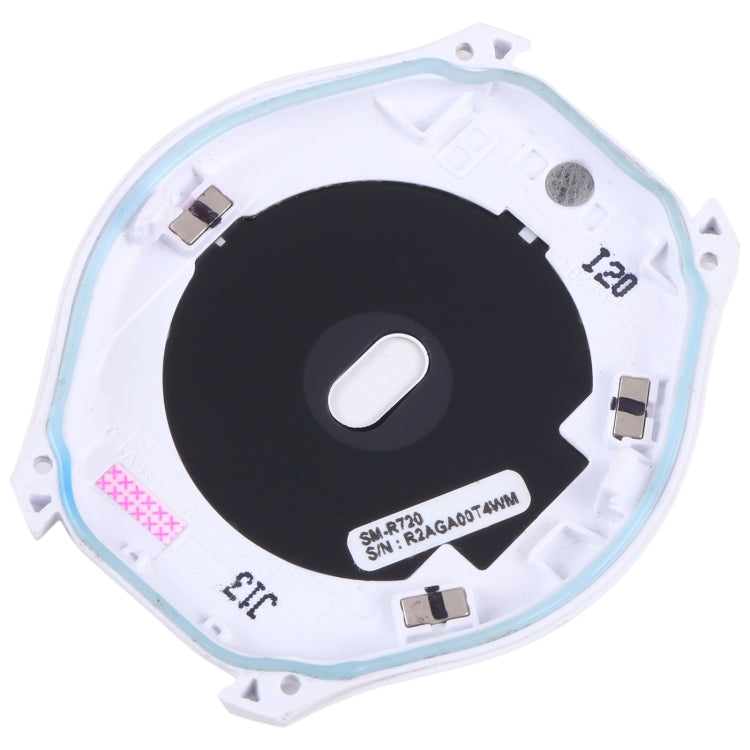 Back Cover Case with Glass Lens Samsung Galaxy Gear S2 SM-R720 (White)