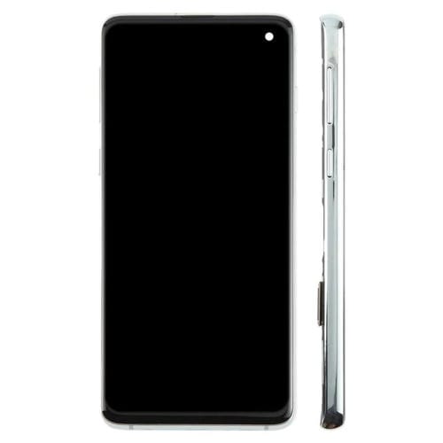 Pantalla LCD TFT de 6,05 pulgadas para Samsung Galaxy S10 4G SM-G973F, digitalizador completo con marco, sin identificación de huellas dactilares.