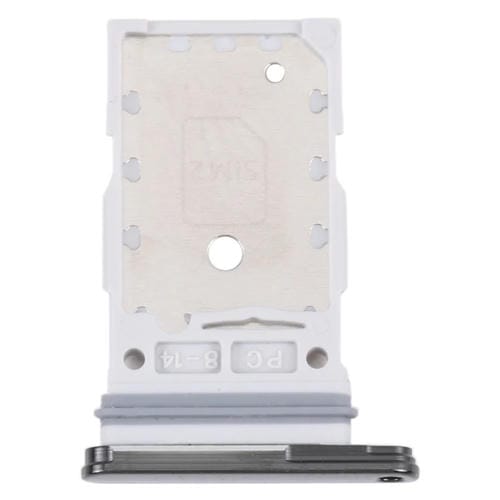 Tabuleiro de cartão SIM Samsung Galaxy S23/S23+ SM-S961B/S911B (Preto)