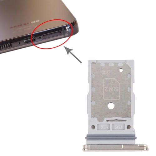 Vassoio della scheda SIM Samsung Galaxy S23/S23+ SM-S961B/S911B (Oro)