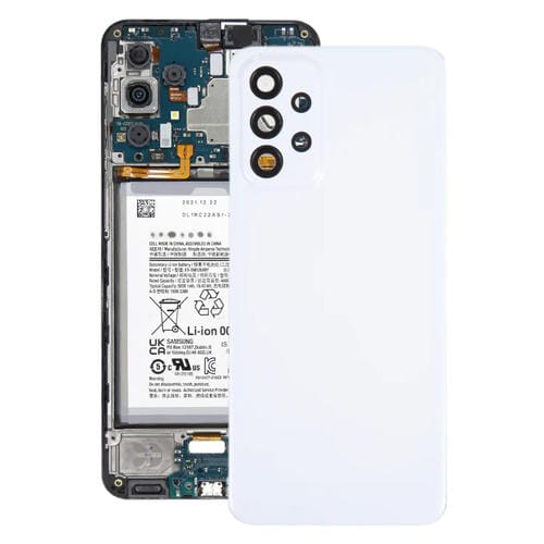 Coperchio posteriore della batteria con obiettivo della fotocamera Samsung Galaxy A23 5G SM-A236A (Bianco)