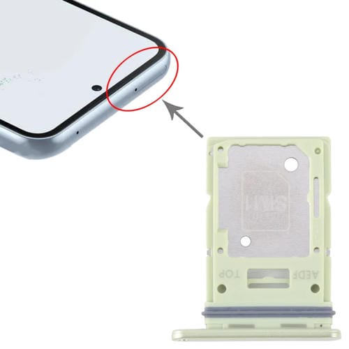 Plateau Carte SIM + Micro SD Samsung Galaxy A54 SM-A546 (Vert)