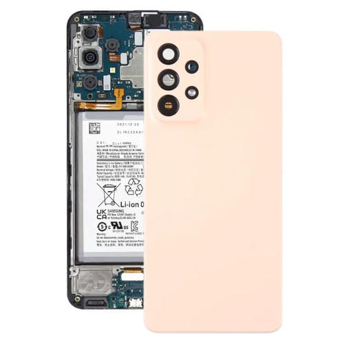 Coperchio posteriore della batteria Samsung Galaxy A33 5G SM-A336B con obiettivo della fotocamera (Rosa)