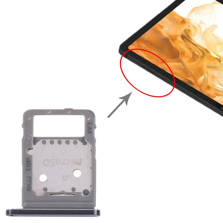 Bandeja Tarjeta SIM + Micro SD Samsung Galaxy Tab S8 SM-X700 (Negro)