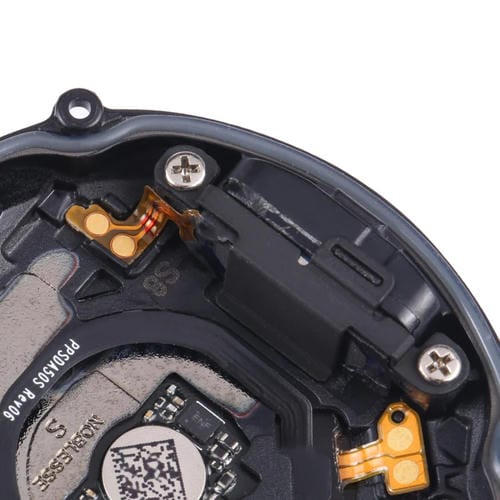 Rückseitiges Gehäuse mit Herzfrequenzsensor und kabellosem Laden Samsung Galaxy Watch 3 41mm SM-R850 (Schwarz)