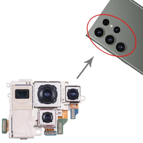Ensemble de caméra Samsung Galaxy S23 Ultra (SM-G918B) Téléobjectif/Périscopique/Grand Angle
