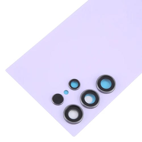 Rückseite der Batterieabdeckung Samsung Galaxy S24 Ultra SM-S928B mit Objektivabdeckung (Hellviolett)