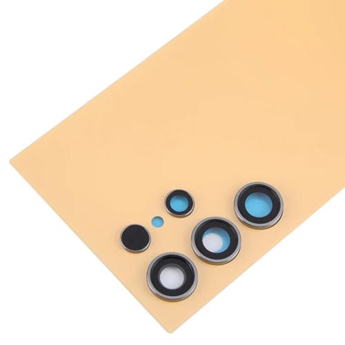 Tapa Trasera de Batería Samsung Galaxy S24 Ultra SM-S928B con Lente de Cámara (Amarillo)