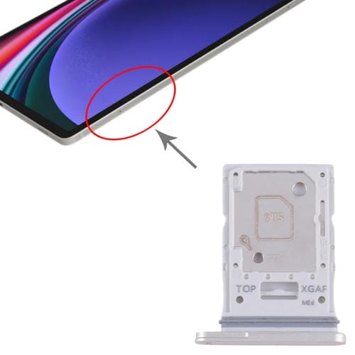 SIM-Karten- und Micro-SD-Kartenfach Samsung Galaxy Tab S9 Ultra 5G SM-X916 (Gold)
