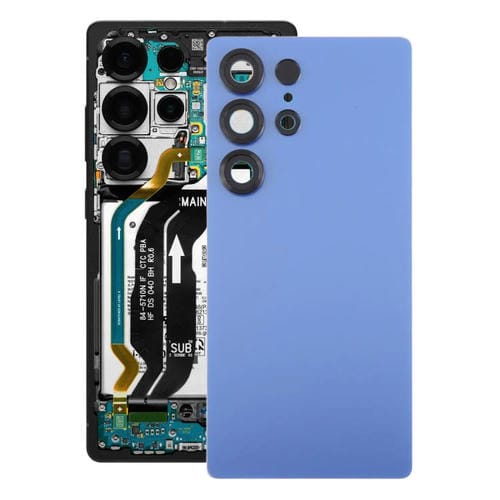 Tapa Trasera de Batería Samsung Galaxy S25 Ultra SM-S938 con Lente de Cámara (Azul Marino)