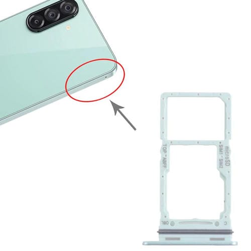 SIM Card Tray + SIM/Micro SD Samsung Galaxy A26 SM-A266B (Green)