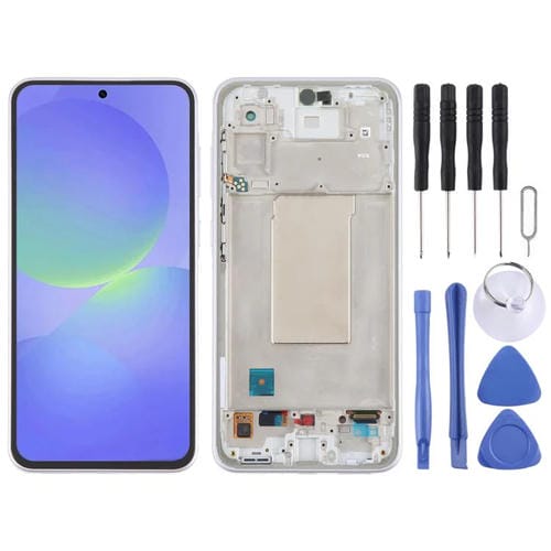 Schermo LCD Samsung Galaxy A36 SM-A366B e Cornice (Viola)