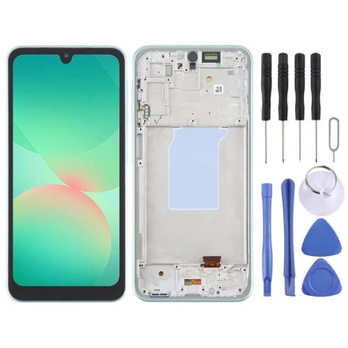 Schermo LCD OLED da 6,46 pollici e cornice (verde) Samsung Galaxy A26 SM-A266B