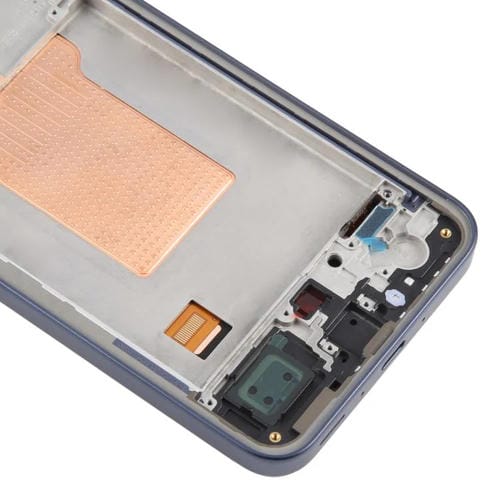 LCD OLED Display Komplett Digitalisierer mit Rahmen Samsung Galaxy A35 SM-A356B (Blau)