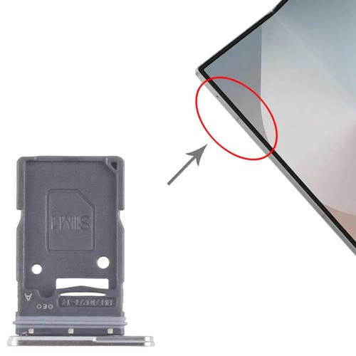 SIM Card Tray Samsung Galaxy Z Fold7 SM-F966U USA Version (Silver)